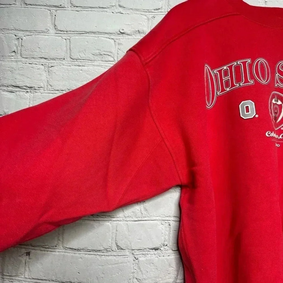 Galt Sand Ohio State University Red Oversized Crewneck Sweatshirt size XL - Picture 4 of 9